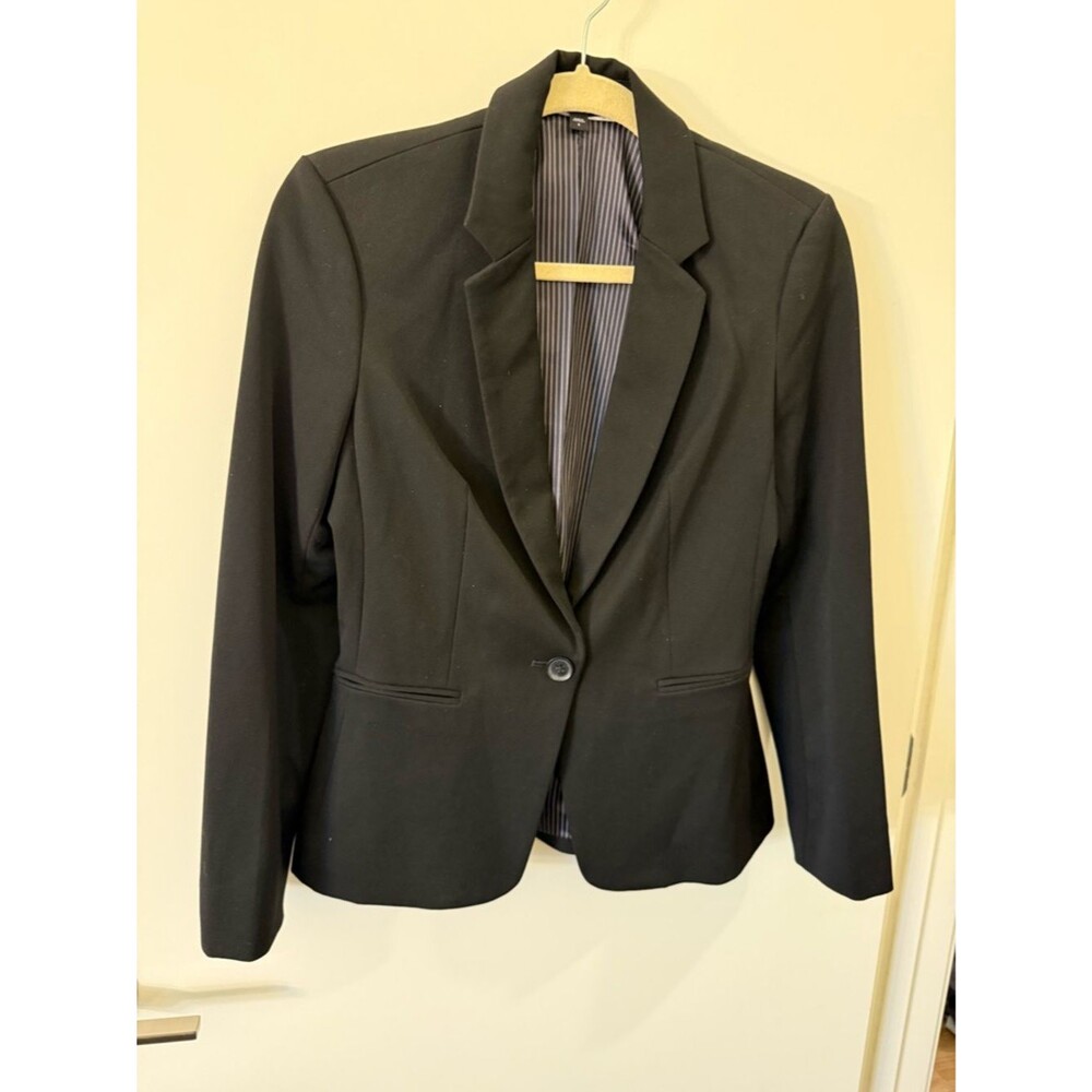 Express Black Women’s Single-Button Blazer